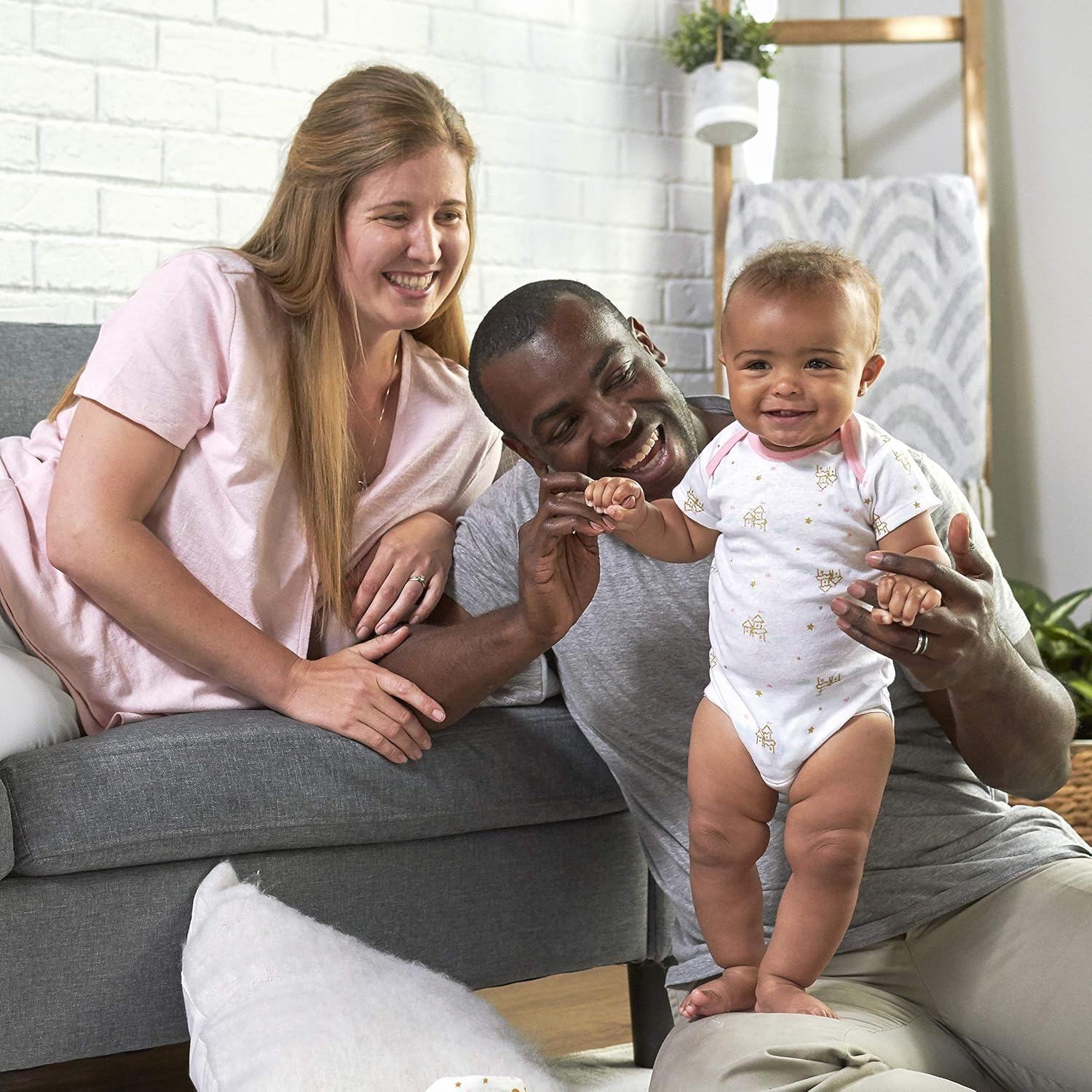 Gerber Baby Girls' 5-Pack Short Sleeve Variety Onesies Bodysuits - Image 9