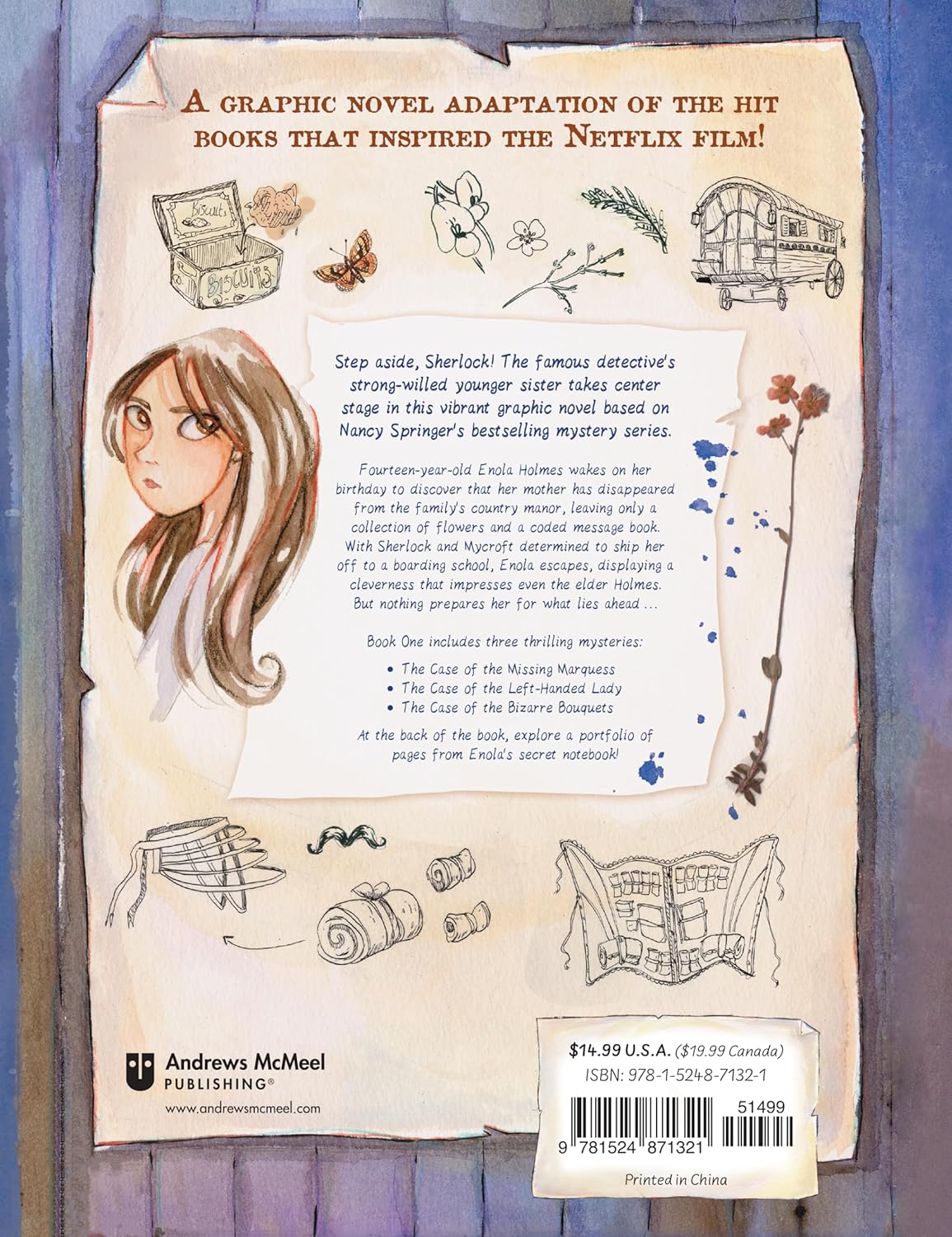 Enola Holmes: The Graphic Novels: The Case of the Missing Marquess, The Case of the Left-Handed Lady, and The Case of the Bizarre Bouquets (Volume 1) - Image 3