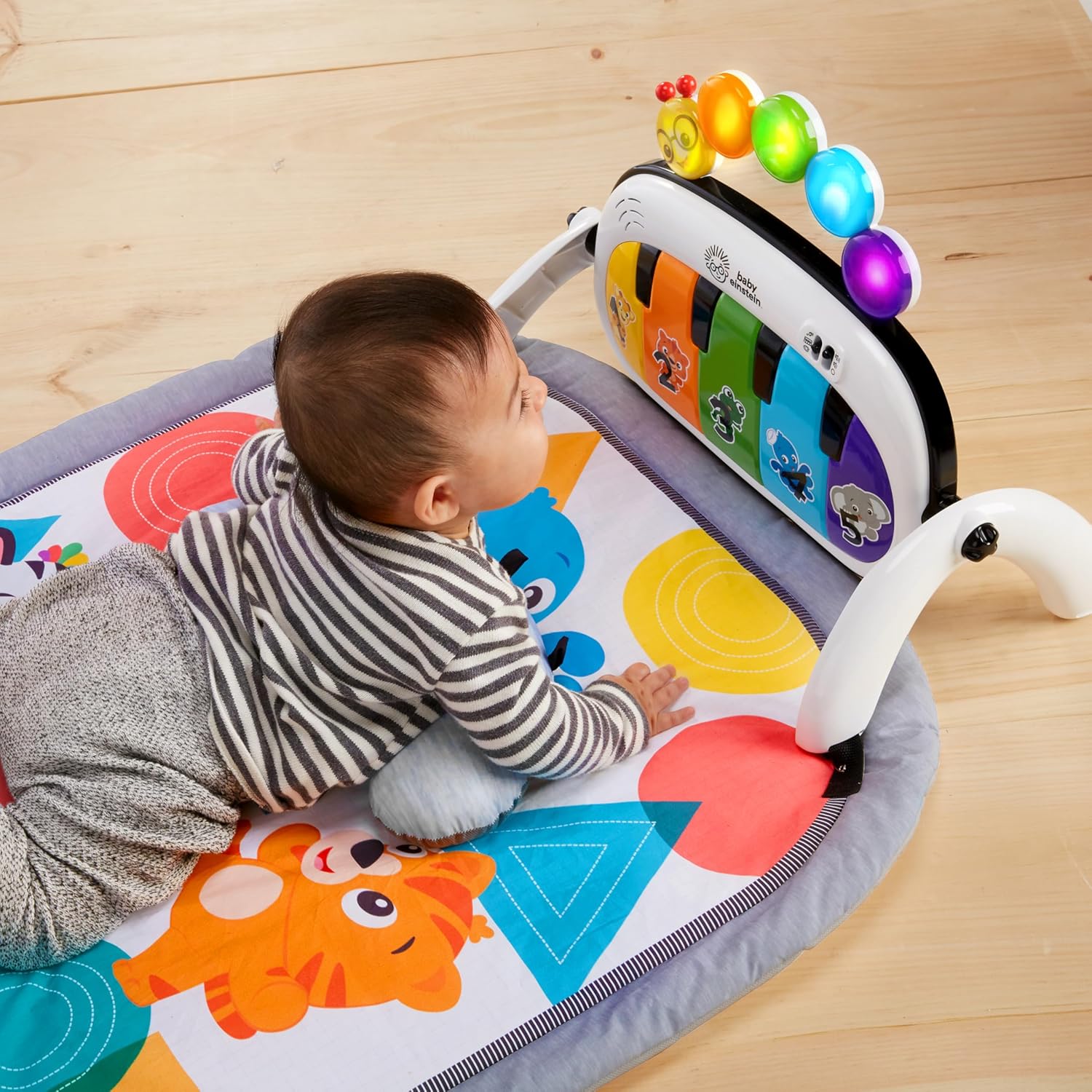 Baby Einstein 4-in-1 Kickin' Tunes Music and Language Play Gym and Piano Tummy Time Activity Mat - Image 24