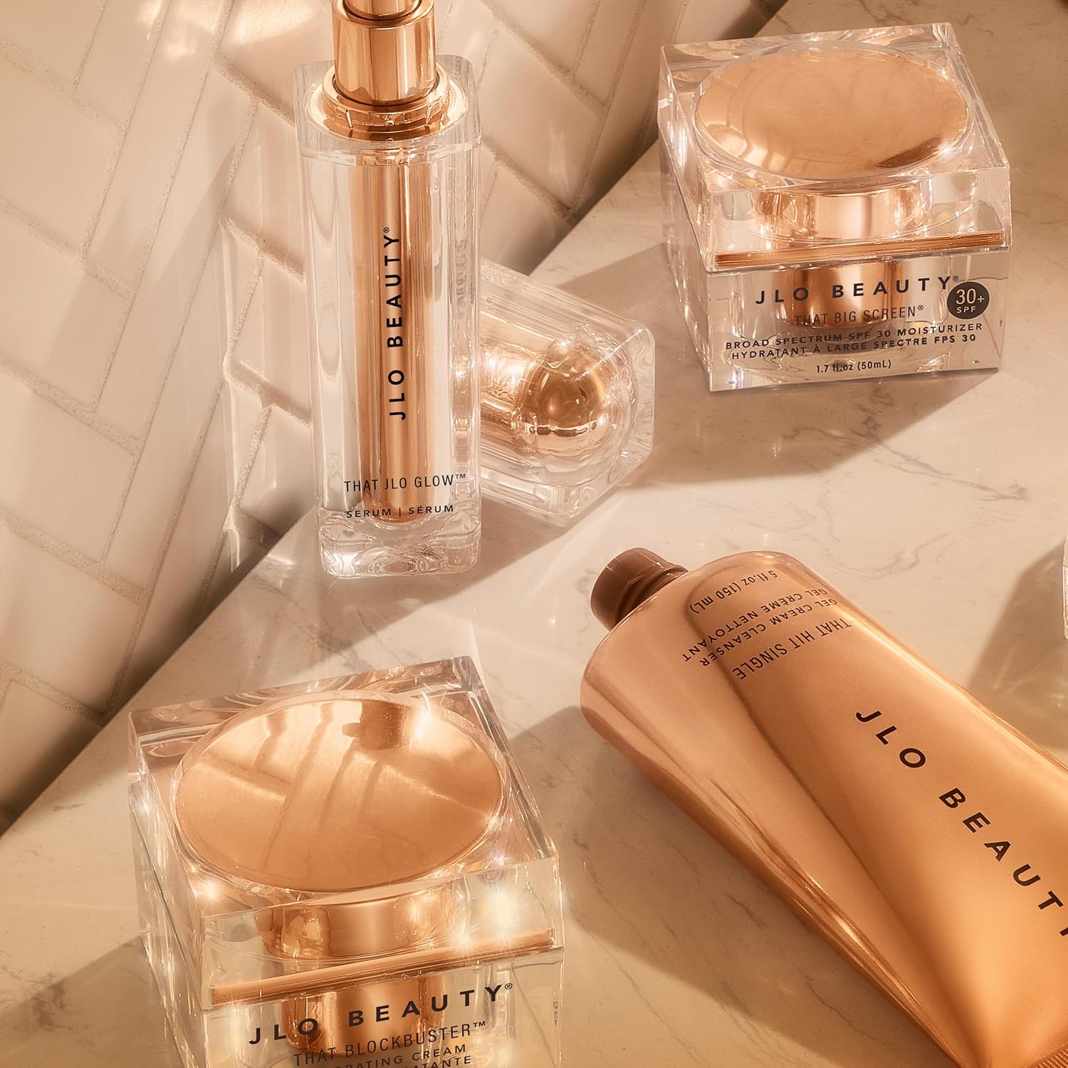 JLO BEAUTY That JLo Essentials Kit | Includes Serum, Cleanser, Cream and Broad Spectrum SPF, Gently Tightens, Protects & Hydrates Skin - Image 7