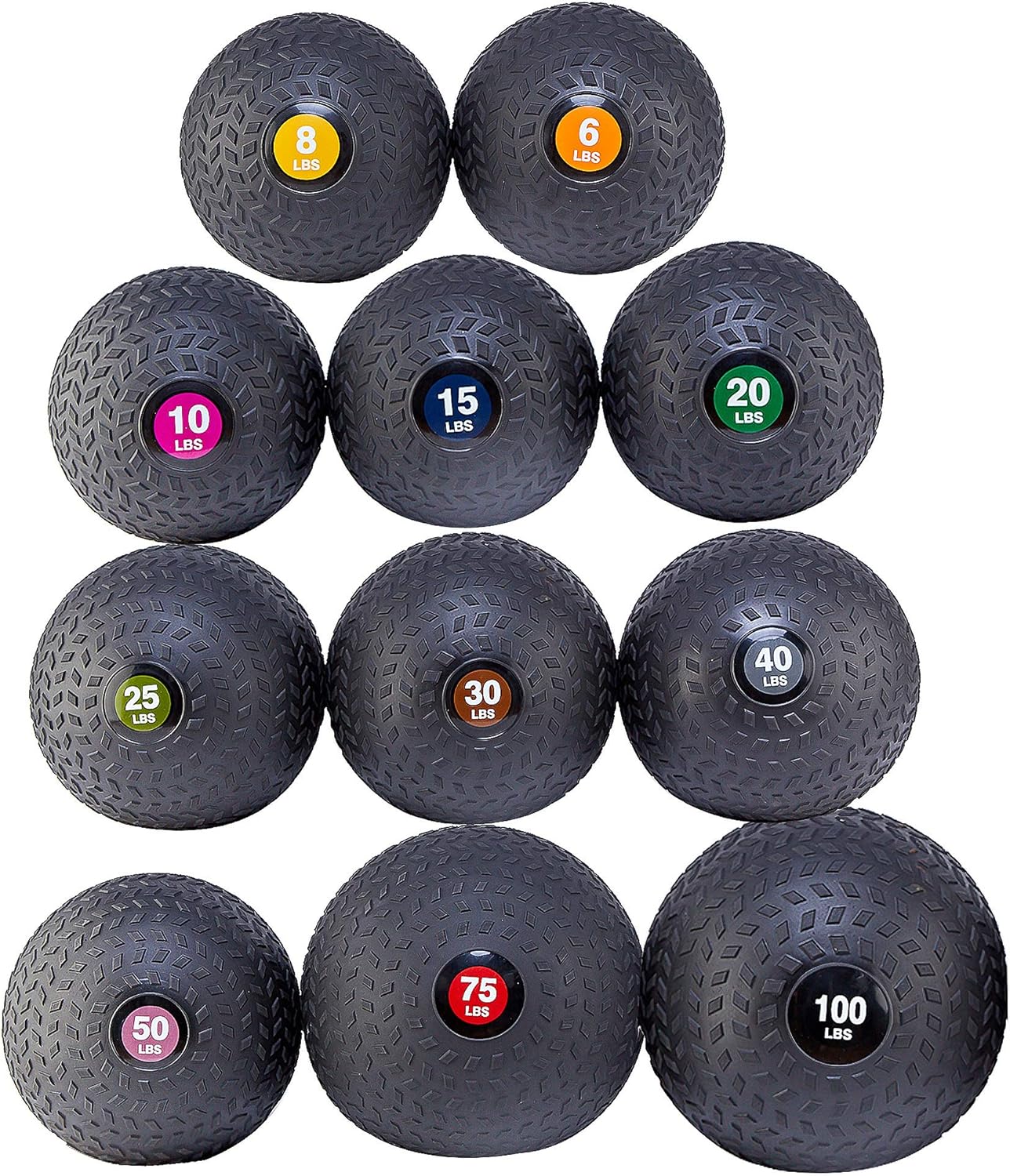 Workout Exercise Fitness Weighted Medicine Ball, Wall Ball and Slam Ball, Multiple Styles and Sizes - Image 5