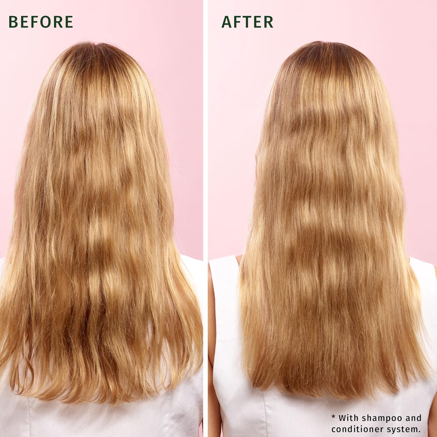 Herbal Essences Shampoo & Conditioner Set, Smooth Collection, Paraben-Free, Color-Safe, with Rose Hips & Vitamin E, 29.2 Fl Oz Each, 2-Pack - Image 5