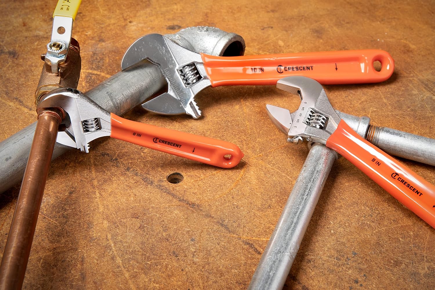 Crescent 3 Piece Adjustable Cushion Grip Wrench Set 6", 8" & 10" - AC26810CV - Image 8