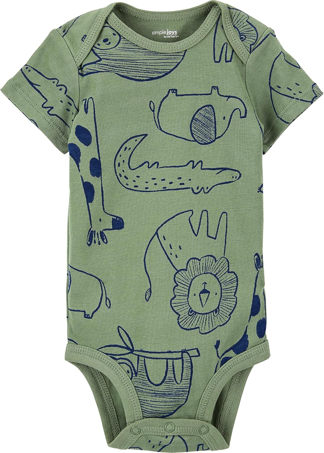 Simple Joys by Carter's baby-boys 6-pack Short-sleeve Bodysuit - Image 3