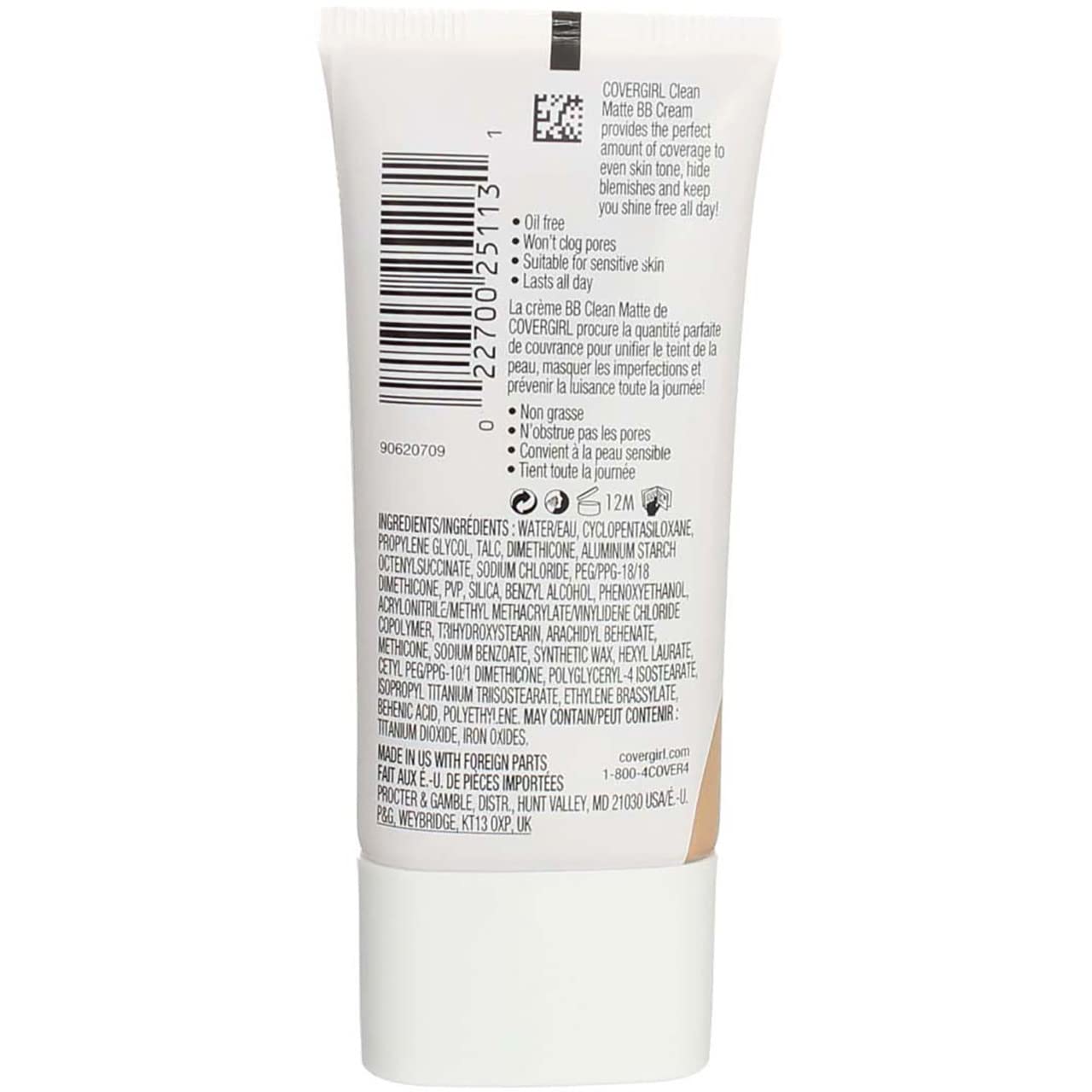 COVERGIRL - Clean Matte BB Cream, Oil-Free, Long-Lasting, Sensitive Skin, Lightweight, 100% Cruelty-Free - Image 4