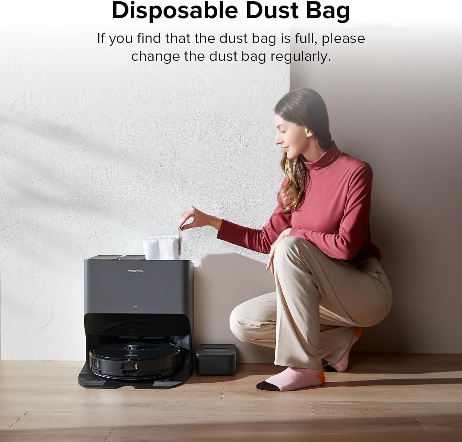 roborock S8 Pro Ultra Robot Vacuum and Mop, Auto Drying, Auto Mop Washing, Self Emptying, Self Refilling, Liftable Dual Brush & Sonic Mop, 6000Pa Suction, Obstacle Avoidance(RockDock Ultra Series) - Image 10