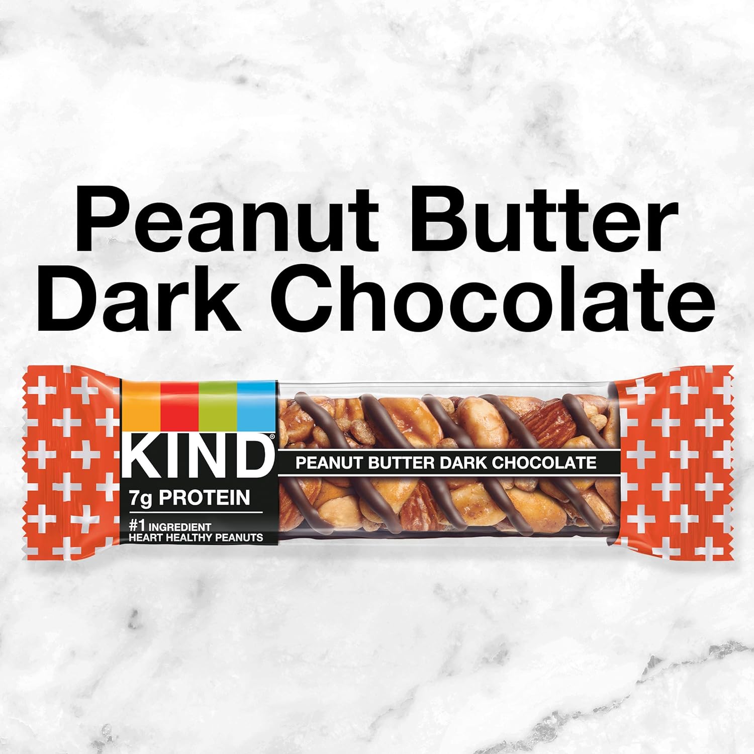 KIND Nut Bars Variety Pack, Dark Chocolate Nuts and Sea Salt, Peanut Butter Dark Chocolate, Caramel Almond and Sea Salt, Healthy Snacks, Up to 7g Protein, Gluten Free, 12 Count - Image 6